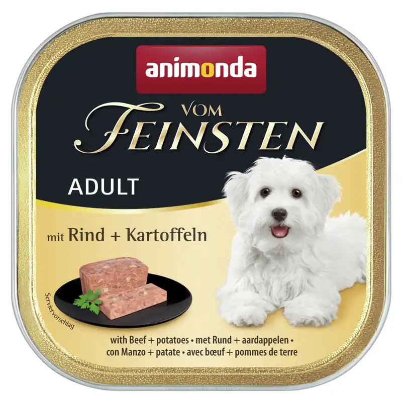 animonda vom Feinsten Adult Rind/Kartoffeln 150 g Rabatt